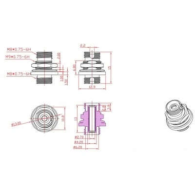 Hyperline FA-S00Z-FC/FC-N/WH-SL Оптический проходной адаптер FC-FC, SM/MM, simplex, корпус металл, белые колпачки Hyperline FA-S00Z-FC/FC-N/WH-SL Оптический проходной адаптер FC-FC, SM/MM, simplex, корпус металл, белые колпачки
