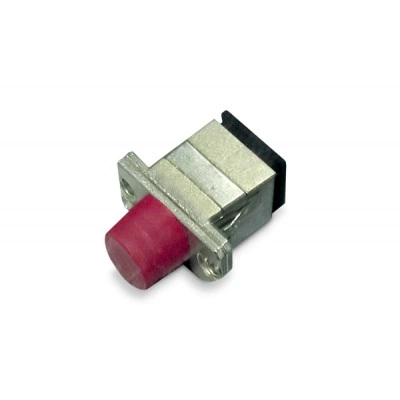 Hyperline FA-S11Z-FC/SC-N/RD-SL Оптический проходной адаптер FC-SC, SM/MM, simplex, корпус металл, красные колпачки Hyperline FA-S11Z-FC/SC-N/RD-SL Оптический проходной адаптер FC-SC, SM/MM, simplex, корпус металл, красные колпачки