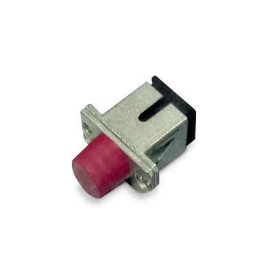 Hyperline FA-S11Z-FC/SC-N/RD-SL Оптический проходной адаптер FC-SC, SM/MM, simplex, корпус металл, красные колпачки Hyperline FA-S11Z-FC/SC-N/RD-SL Оптический проходной адаптер FC-SC, SM/MM, simplex, корпус металл, красные колпачки