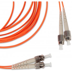 Hyperline FC-D2-50-FC/PR-ST/PR-H-1M-LSZH-OR Патч-корд волоконно-оптический (шнур) MM 50/125, FC-ST, 2.0 мм, duplex, LSZH, 1 м Hyperline FC-D2-50-FC/PR-ST/PR-H-1M-LSZH-OR Патч-корд волоконно-оптический (шнур) MM 50/125, FC-ST, 2.0 мм, duplex, LSZH, 1 м