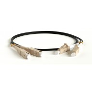 Hyperline FC-D2-50-LC/PR-SC/PR-H-10M-LSZH-BK Патч-корд волоконно-оптический (шнур) MM 50/125, LC-SC, 2.0 мм, duplex, LSZH, 10 м, черный