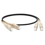 Hyperline FC-D2-50-SC/PR-SC/PR-H-3M-LSZH-BK Патч-корд волоконно-оптический (шнур) MM 50/125, SC-SC, 2.0 мм, duplex, LSZH, 3 м, черный