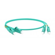 Hyperline FC-D2-503-LC/PR-LC/PR-H-3M-LSZH-AQ Патч-корд волоконно-оптический (шнур) MM 50/125(OM3), LC-LC, duplex, 10G/40G, LSZH, 3 м