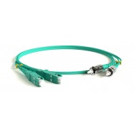 Hyperline FC-D2-503-SC/PR-ST/PR-H-15M-LSZH-AQ Патч-корд волоконно-оптический (шнур) MM 50/125(OM3), SC-ST, 2.0 мм, duplex, LSZH, 15 м