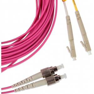 Hyperline FC-D2-504-FC/PR-LC/PR-H-30M-LSZH-MG Патч-корд волоконно-оптический (шнур) MM 50/125(OM4), FC-LC, duplex, LSZH, 30 м Hyperline FC-D2-504-FC/PR-LC/PR-H-30M-LSZH-MG Патч-корд волоконно-оптический (шнур) MM 50/125(OM4), FC-LC, duplex, LSZH, 30 м