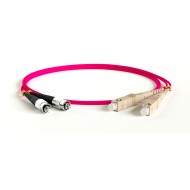 Hyperline FC-D2-504-FC/PR-SC/PR-H-2M-LSZH-MG Патч-корд волоконно-оптический (шнур) MM 50/125(OM4), FC-SC, 2.0 мм, duplex, LSZH, 2 м