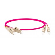 Hyperline FC-D2-504-LC/PR-LC/PR-H-20M-LSZH-MG Патч-корд волоконно-оптический (шнур) MM 50/125(OM4), LC-LC, duplex, 10G/40G, LSZH, 20 м