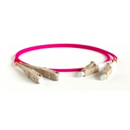 Hyperline FC-D2-504-LC/PR-SC/PR-H-50M-LSZH-MG Патч-корд волоконно-оптический (шнур) MM 50/125(OM4), LC-SC, duplex, 10G, LSZH, 50 м