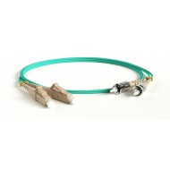 Hyperline FC-D2-504-LC/PR-ST/PR-H-2M-LSZH-AQ ( FC-504-ST-LC-40G-2M) Патч-корд волоконно-оптический (шнур) MM 50/125(OM4), LC-ST, duplex, LSZH, 2 м