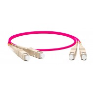 Hyperline FC-D2-504-SC/PR-SC/PR-H-20M-LSZH-MG Патч-корд волоконно-оптический (шнур) MM 50/125(OM4), SC-SC, 2.0 мм, duplex, 10G/40G, LSZH, 20 м