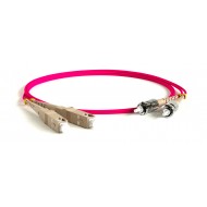 Hyperline FC-D2-504-SC/PR-ST/PR-H-30M-LSZH-MG Патч-корд волоконно-оптический (шнур) MM 50/125(OM4), ST-SC, 2.0 мм, duplex, LSZH, 30 м