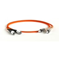 Hyperline FC-D2-62-FC/PR-ST/PR-H-30M-LSZH-OR Патч-корд волоконно-оптический (шнур) MM 62.5/125, FC-ST, 2.0 мм, duplex, LSZH, 30 м