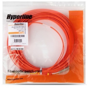 Hyperline FC-D2-62-LC/PR-LC/PR-H-15M-LSZH-OR Патч-корд волоконно-оптический (шнур) MM 62.5/125, LC-LC, 2.0 мм, duplex, LSZH, 15 м Hyperline FC-D2-62-LC/PR-LC/PR-H-15M-LSZH-OR Патч-корд волоконно-оптический (шнур) MM 62.5/125, LC-LC, 2.0 мм, duplex, LSZH, 15 м