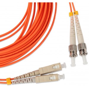 Hyperline FC-D2-62-SC/PR-ST/PR-H-5M-LSZH-OR Патч-корд волоконно-оптический (шнур) MM 62.5/125, ST-SC, 2.0 мм, duplex, LSZH, 5 м Hyperline FC-D2-62-SC/PR-ST/PR-H-5M-LSZH-OR Патч-корд волоконно-оптический (шнур) MM 62.5/125, ST-SC, 2.0 мм, duplex, LSZH, 5 м