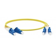 Hyperline FC-D2-9-LC/UR-LC/UR-H-5M-LSZH-YL Патч-корд волоконно-оптический (шнур) SM 9/125 (OS2), LC/UPC-LC/UPC, 2.0 мм, duplex, LSZH, 5 м