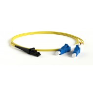 Hyperline FC-D2-9-LC/UR-MTRJM/UR-H-5M-LSZH-YL Патч-корд волоконно-оптический (шнур) SM 9/125 (OS2), MTRJ(папа)-LC, 2.0 мм, duplex, LSZH, 5 м