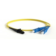 Hyperline FC-D2-9A1-MTRJM/UR-SC/UR-H-10M-LSZH-WH Патч-корд волоконно-оптический (шнур) SM 9/125 (G.657), MTRJ (папа)-SC, 2.0 мм, duplex, LSZH, 10м