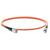Hyperline FC-S2-50-FC/PR-FC/PR-H-1.5M-LSZH-OR Патч-корд волоконно-оптический (шнур) MM 50/125, FC-FC, 2.0 мм, simplex, LSZH, 1.5 м