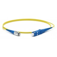 Hyperline FC-S2-9-FC/UR-SC/UR-H-1.5M-LSZH-YL Патч-корд волоконно-оптический (шнур) SM 9/125 (OS2), FC/UPC-SC/UPC, 2.0 мм, simplex, LSZH, 1.5 м