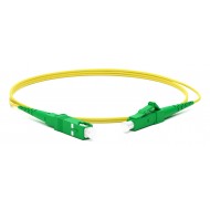 Hyperline FC-S2-9-LC/AR-SC/AR-H-2M-LSZH-YL Патч-корд волоконно-оптический (шнур) SM 9/125 (OS2), LC/APC-SC/APC, 2.0 мм, simplex, LSZH, 2 м