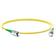 Hyperline FC-S2-9-ST/AR-ST/AR-H-5M-LSZH-YL Патч-корд волоконно-оптический (шнур) SM 9/125 (OS2), ST/APC-ST/APC, 2.0 мм, simplex, LSZH, 5 м