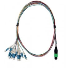 Hyperline FH-B9-9-MPOM12/AR-12LC/UR-1M-LSZH Кабель «гидра» 1xMPO(папа)/APC-12xLC/UPC, 12 волокон, 9/125 (OS2), LSZH, 1 м