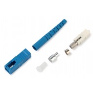 Hyperline FK-STD-SC/SA-SM-UPC-BL-S3-BL-200 Клеевой коннектор SC/UPC, SM (для одномодового кабеля), simplex, 3.0мм (200 шт.)