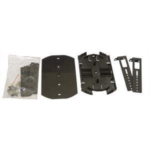 Hyperline FO-19R-1U-3xSLT-W140H42-24UN-BK Бокс оптический универсальный 19, от 8 до 24 портов (SC, duplex LC, ST, FC), со сплайс пластиной, без пигтейлов и проходных адаптеров, 1U, черный Hyperline FO-19R-1U-3xSLT-W140H42-24UN-BK Бокс оптический универсальный 19, от 8 до 24 портов (SC, duplex LC, ST, FC), со сплайс пластиной, без пигтейлов и проходных адаптеров, 1U, черный