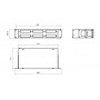 Hyperline FO-19R-2U-6xSLT-W140H42-48UN-BK Бокс оптический универсальный 19, от 8 до 48 портов (SC, duplex LC, ST, FC), со сплайс пластиной, без пигтейлов и проходных адаптеров, 2U, черный Hyperline FO-19R-2U-6xSLT-W140H42-48UN-BK Бокс оптический универсальный 19, от 8 до 48 портов (SC, duplex LC, ST, FC), со сплайс пластиной, без пигтейлов и проходных адаптеров, 2U, черный