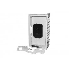 Hyperline FO-19R-3U-12xSLT-W140H42-96UN-GY Бокс оптический универсальный 19, от 8 до 96 портов (SC, duplex LC, ST, FC), со сплайс пластиной, без пигтейлов и проходных адаптеров, 3U, серый