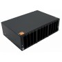 Hyperline FO-19V-3U-12xSLT-W130H30-96UN-BK Бокс оптический универсальный 19 выдвижной, с полкой, от 8 до 96 портов (SC, duplex LC, ST, FC), со сплайс пластиной, без пигтейлов и проходных адаптеров, 3U, черный Hyperline FO-19V-3U-12xSLT-W130H30-96UN-BK Бокс оптический универсальный 19 выдвижной, с полкой, от 8 до 96 портов (SC, duplex LC, ST, FC), со сплайс пластиной, без пигтейлов и проходных адаптеров, 3U, черный