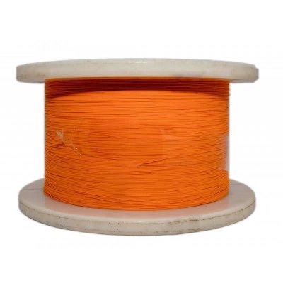 Hyperline FO-B9-IN-50-1-LSZH-OR Кабель волоконно-оптический 50/125 (OM2) многомодовый, 1 волокно, simplex, плотное буферное покрытие (tight buffer) 0.9 мм, LSZH, нг(А)-HF, оранжевый