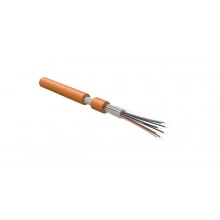 Hyperline FO-DT-IN-50-4-FRHFLTx-OR Кабель волоконно-оптический 50/125 (OM2) многомодовый, 4 волокна, плотное буферное покрытие (tight buffer) внутренний, FRHFLTx, –60°C – +70°C, оранжевый