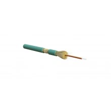 Hyperline FO-DT-IN-503-4-LSZH-AQ Кабель волоконно-оптический 50/125 (OM3) многомодовый, 4 волокна, плотное буферное покрытие (tight buffer), для внутренней прокладки, LSZH, нг(А)-HF, -40°C - +70°C, голубой (aqua)