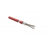 Hyperline FO-DT-IN-504-2-FRHFLTx-MG Кабель волоконно-оптический 50/125 (OM4) многомодовый, 2 волокна, плотное буферное покрытие (tight buffer) внутренний, FRHFLTx, –60°C – +70°C, маджента