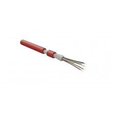 Hyperline FO-DT-IN-504-2-FRHFLTx-MG Кабель волоконно-оптический 50/125 (OM4) многомодовый, 2 волокна, плотное буферное покрытие (tight buffer) внутренний, FRHFLTx, –60°C – +70°C, маджента