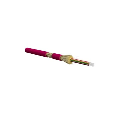 Hyperline FO-DT-IN-504-24-LSZH-MG Кабель волоконно-оптический 50/125 (OM4) многомодовый, 24 волокна, плотное буферное покрытие (tight buffer), для внутренней прокладки, LSZH, нг(А)-HF, -40°C - +70°C, маджента