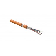 Hyperline FO-DT-IN-62-2-FRHFLTx-OR Кабель волоконно-оптический 62.5/125 (OM1) многомодовый, 2 волокна, плотное буферное покрытие (tight buffer) внутренний, FRHFLTx IEC 60793-2-10, –60°C – +70°C, оранжевый