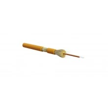 Hyperline FO-DT-IN-62-4-LSZH-OR Кабель волоконно-оптический 62.5/125 (ОМ1) многомодовый, 4 волокна, плотное буферное покрытие (tight buffer), для внутренней прокладки, LSZH, нг(А)-HF, -40°C - +70°C, оранжевый