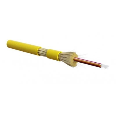 Hyperline FO-DT-IN-9S-16-HFLTx-YL Кабель волоконно-оптический 9/125 (SMF-28 Ultra) одномодовый, 16 волокон, плотное буферное покрытие (tight buffer), для внутренней прокладки, HFLTx, –40°C – +70°C, желтый