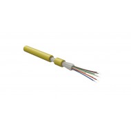 Hyperline FO-DT-IN-9S-8-FRHFLTx-YL Кабель волоконно-оптический 9/125 (SMF-28 Ultra) одномодовый, 8 волокон, плотное буферное покрытие (tight buffer) внутренний, FRHFLTx, –60°C – +70°C, желтый