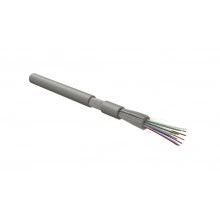Hyperline FO-DT-IN/OUT-50-8-FRHFLTx-BK Кабель волоконно-оптический 50/125 (OM2) многомодовый, 8 волокон, плотное буферное покрытие (tight buffer) внутренний/внешний, FRHFLTx, –60°C – +70°C, черный