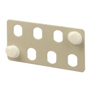 Hyperline FO-FP-ST Модуль 6xST, Simplex type, 67х35mm