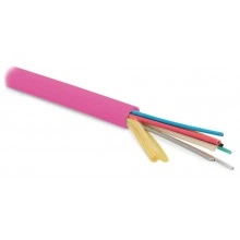 Hyperline FO-MB-IN-504-144-LSZH-MG Кабель волоконно-оптический 50/125 (OM4) многомодовый, 144 волокна, безгелевые микротрубки 1.1 мм (micro bundle), внутренний, LSZH, нг(А)-HF, –30°C – +70°C, маджента