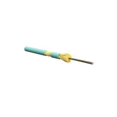 Hyperline FO-MC3-IN-503-12-LSZH-AQ Кабель волоконно-оптический 50/125 (OM3) многомодовый, для патч-кордов и кабельных сборок с коннекторами MPO/MTP, 12 волокон, для внутренней прокладки, LSZH, нг(А)-HF, 0°C – +70°C, 3.0 мм, аква