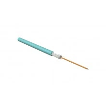 Hyperline FO-S2-IN-503-1-LSZH-AQ Кабель волоконно-оптический 50/125 (OM3) многомодовый, 1 волокно, simplex, плотное буферное покрытие (tight buffer), 2.0 мм, арамидные волокна, для внутренней прокладки, LSZH, нг(А)-HF, –10°C – +50°C, аква