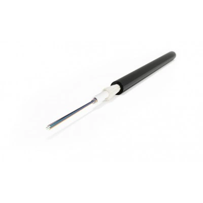 Hyperline FO-ST-IN/OUT-503-24-LSZH-BK Кабель волоконно-оптический 50/125 (OM3) многомодовый, 24 волокна, армированный стекловолокном, волокна в оптическом модуле с гидрофобным гелем (loose tube), внутренний/внешний, LSZH, -40°С - +70°С, черный