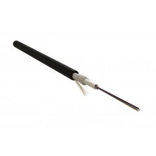 Hyperline FO-ST-OUT-503-4-PE-BK Кабель волоконно-оптический 50/125 (OM3) многомодовый, 4 волокна, армированный стекловолокном, волокна в оптическом модуле с гидрофобным гелем (loose tube), для внешней прокладки, PE, -40°С - +70°С, черный