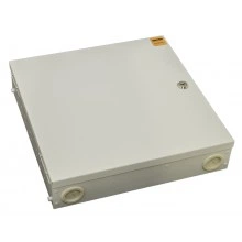 Hyperline FO-WBX-4xSLT-W140H42-32UN-GY Бокс оптический универсальный настенный, от 8 до 32 портов (SC, duplex LC, ST, FC), со сплайс пластиной, без пигтейлов и проходных адаптеров, серый