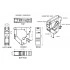 Hyperline FP-IE-DIN-KJ-1-GY Крепление для Keystone Jack на DIN-рейку в распределительные щиты для промышленных решений, без боковых крышек, ширина 18 мм Hyperline FP-IE-DIN-KJ-1-GY Крепление для Keystone Jack на DIN-рейку в распределительные щиты для промышленных решений, без боковых крышек, ширина 18 мм
